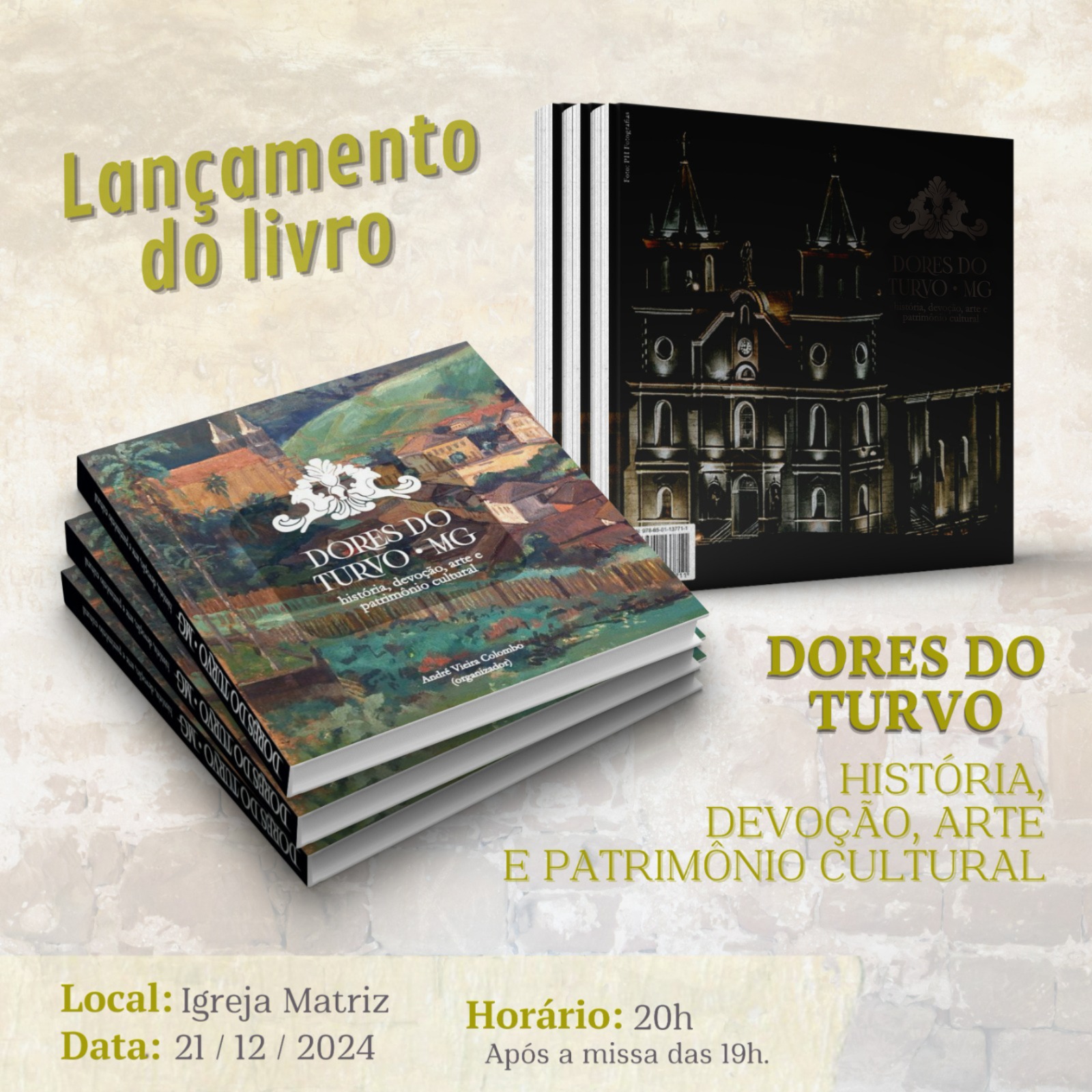  Lançamento do 1º livro da história de Dores do Turvo-MG