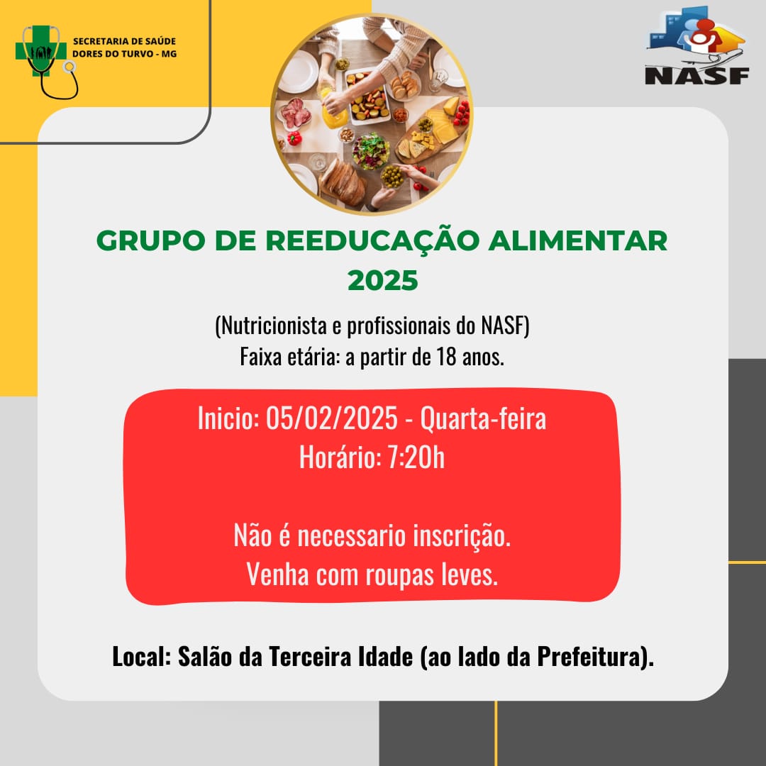 Grupo de Reeducação Alimentar 2025